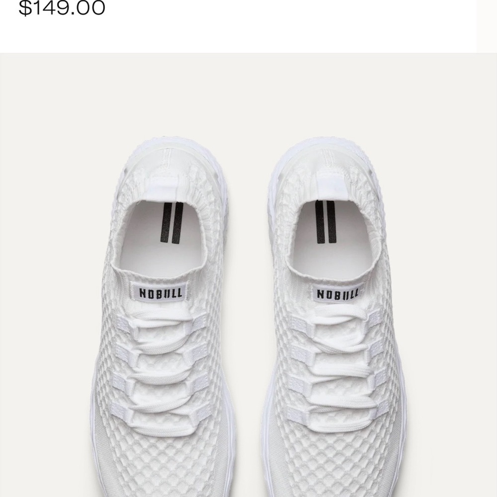 NOBULL Allday knit in White size 8 New - Picture 2 of 9